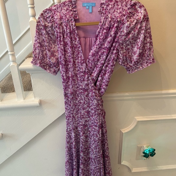 Draper James Naomi Dress in Lilac floral print - Picture 5 of 6